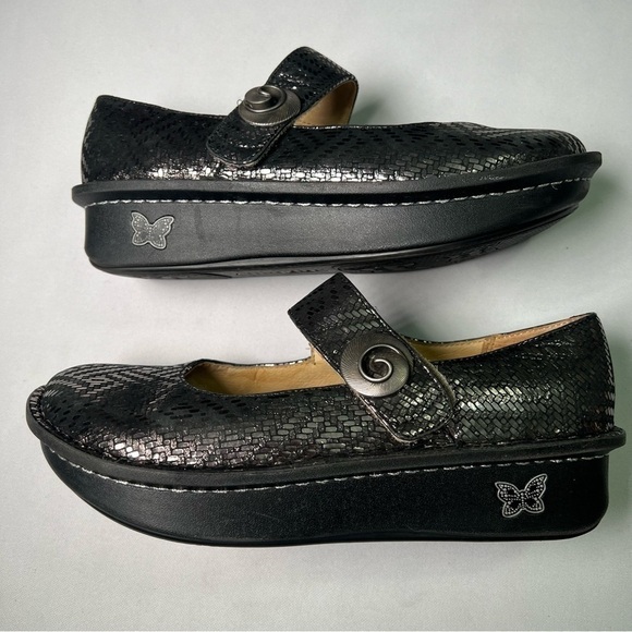 alegria shoes size 36 Multicolored Snakeskin Pattern...GENTLY USED nb - Picture 5 of 12